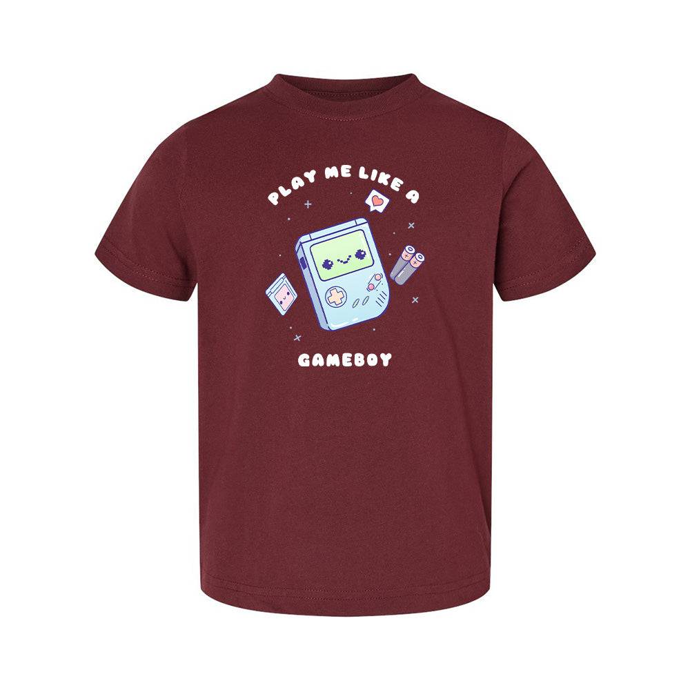 Gameboy Maroon Toddler T-shirt