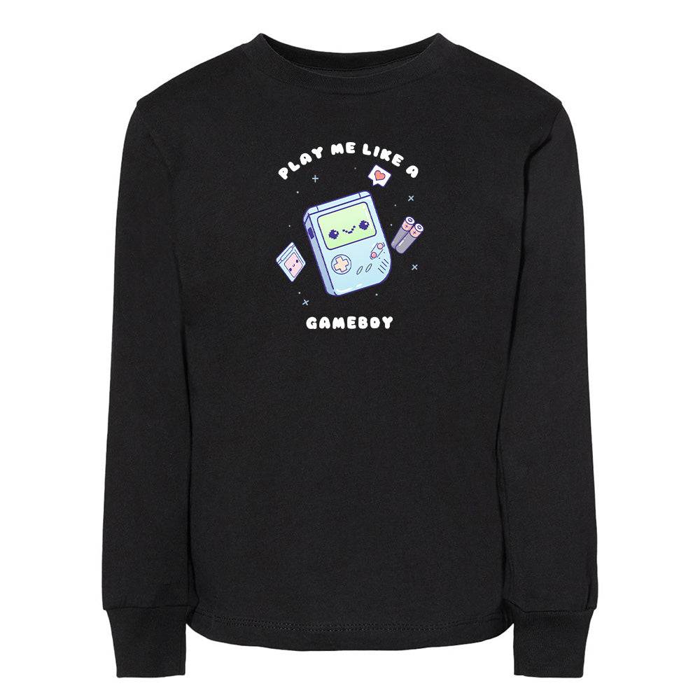 Black Gameboy Toddler Longsleeve Sweatshirt