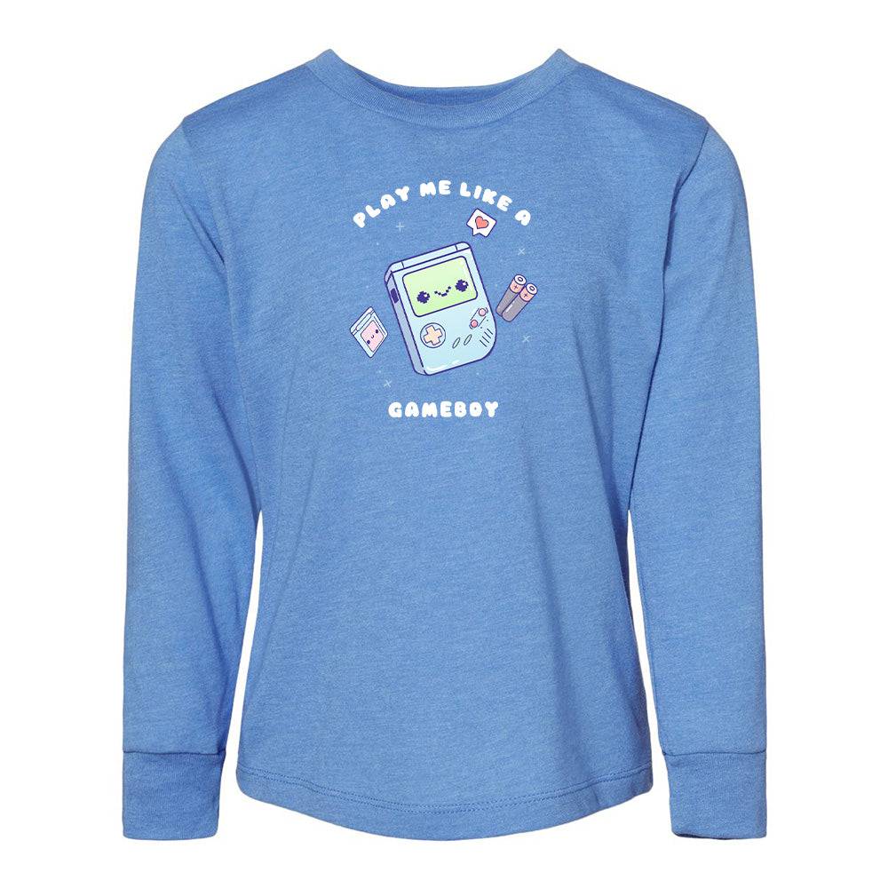 Blue Gameboy Toddler Longsleeve Sweatshirt