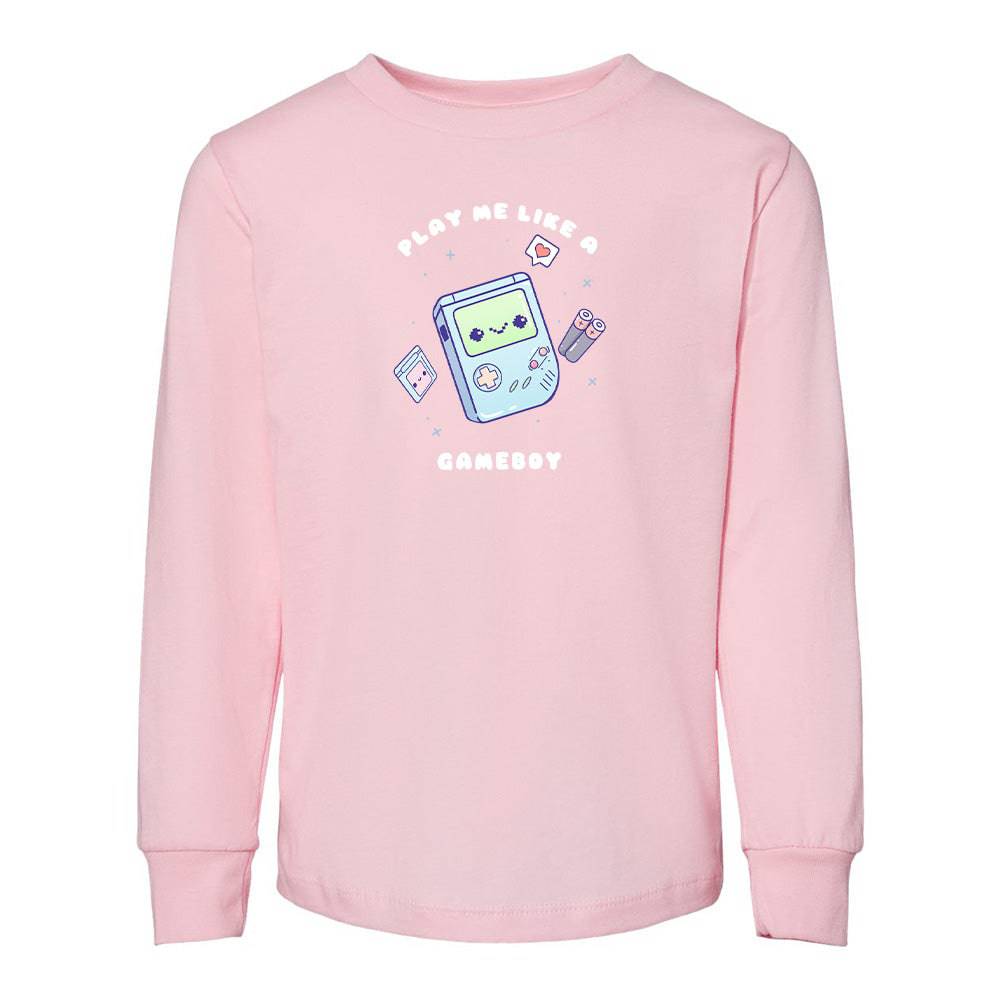Pink Gameboy Toddler Longsleeve Sweatshirt