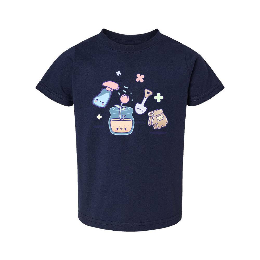 Gardening Navy Toddler T-shirt