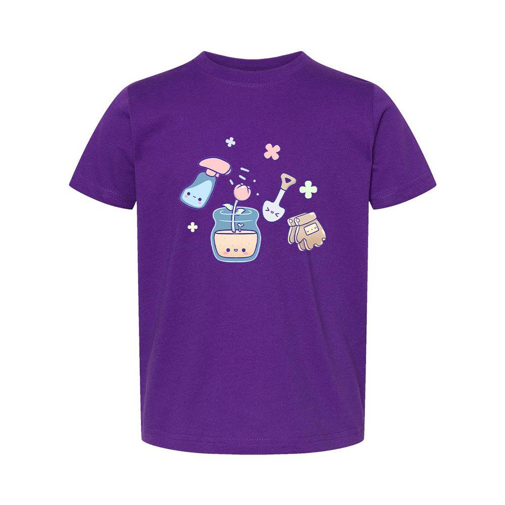 Gardening Purple Toddler T-shirt