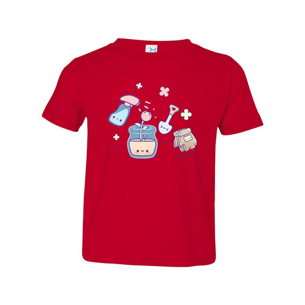 Gardening Red Toddler T-shirt