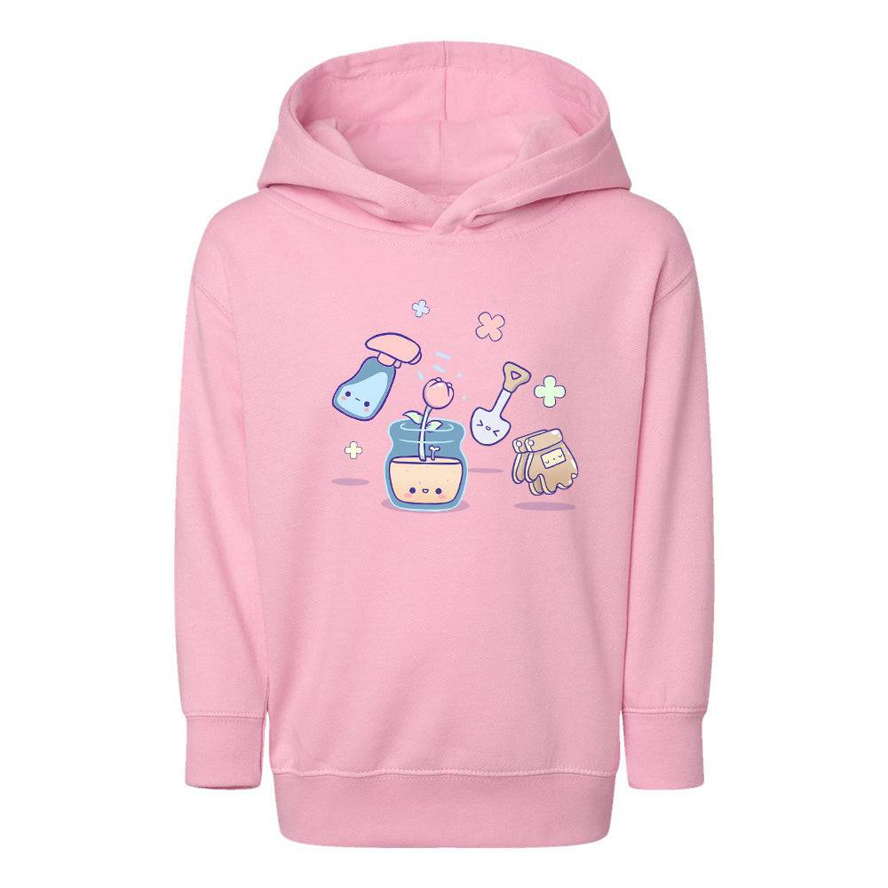 Pink Toddler Fleece Pullover Hoodie