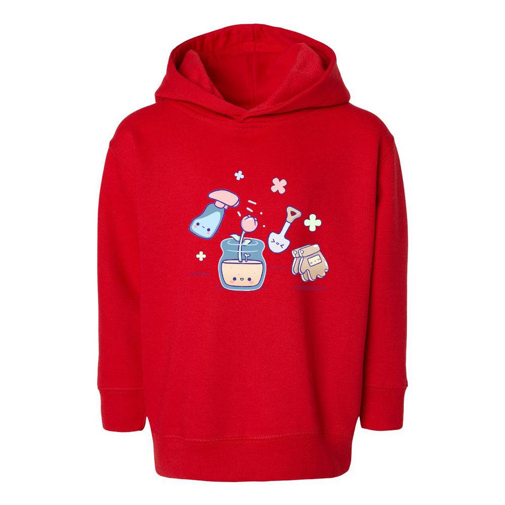 Red Toddler Fleece Pullover Hoodie