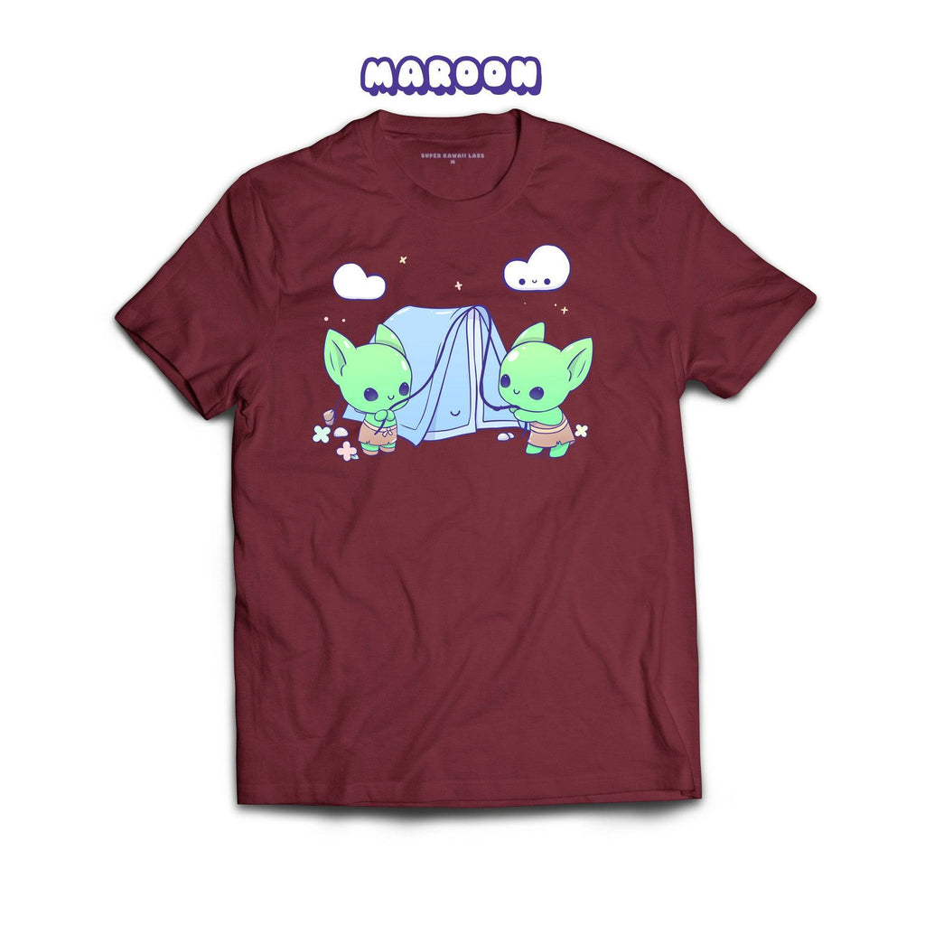 Goblins T-shirt, Maroon 100% Ringspun Cotton T-shirt