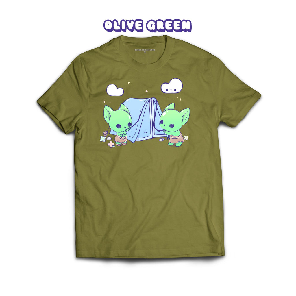 Goblins T-shirt, Olive Green 100% Ringspun Cotton T-shirt