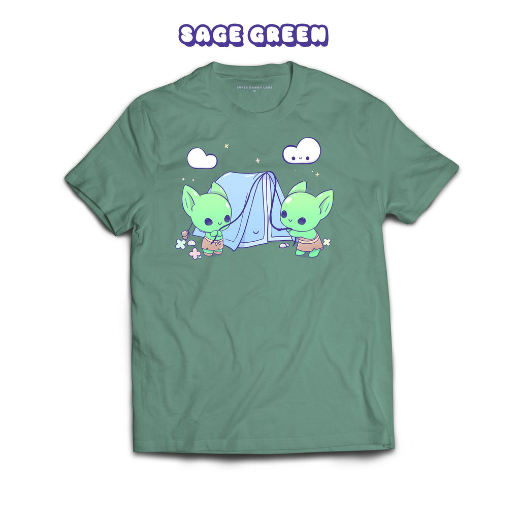 Goblins T-shirt, Sage 100% Ringspun Cotton T-shirt