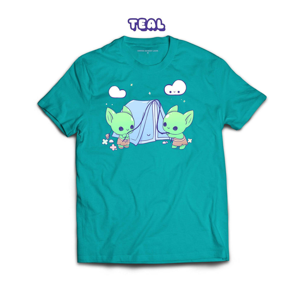 Goblins T-shirt, Teal 100% Ringspun Cotton T-shirt