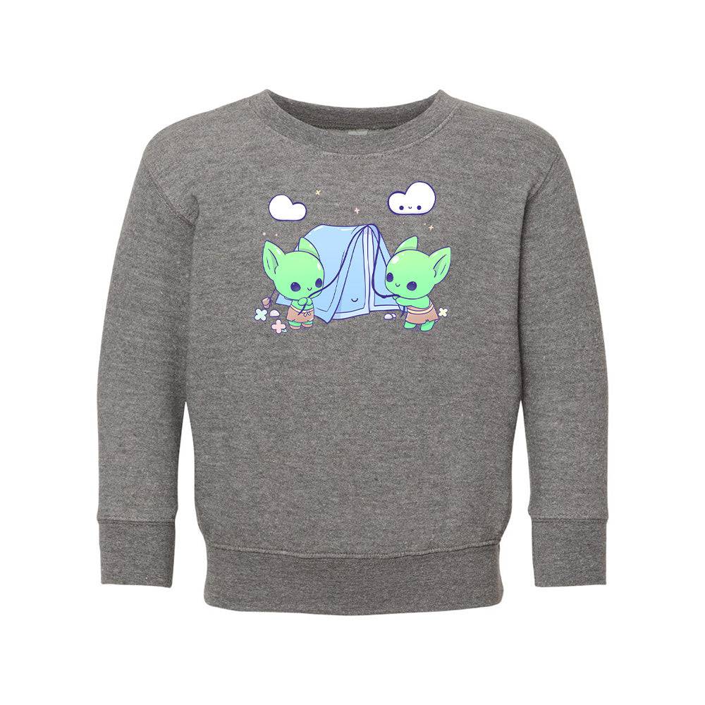 Heather Gray Goblins Toddler Crewneck Sweatshirt