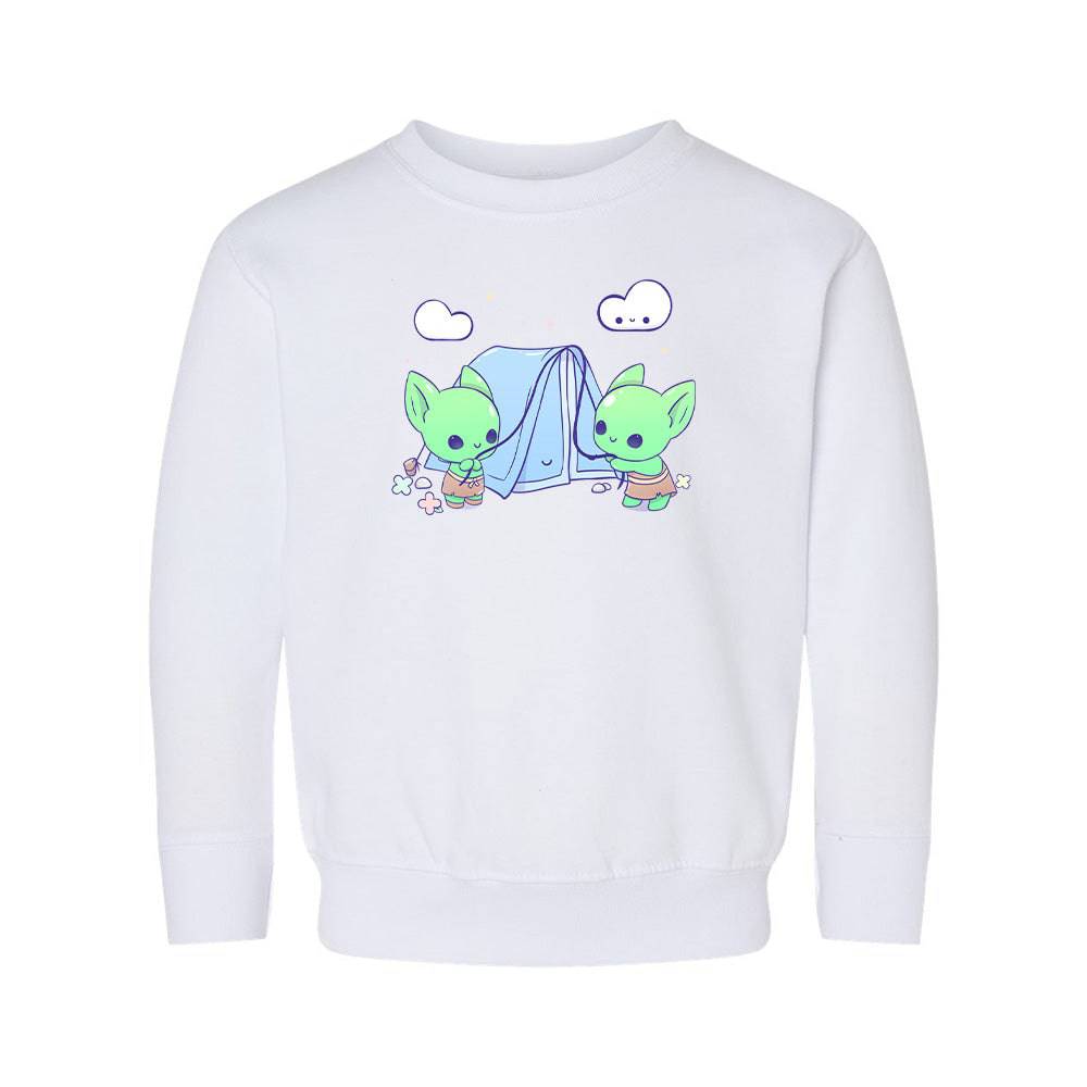 White Goblins Toddler Crewneck Sweatshirt