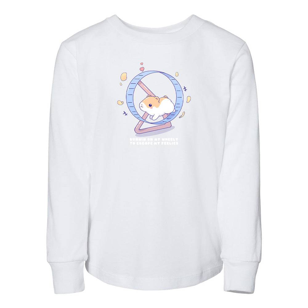 White Hamster Toddler Longsleeve Sweatshirt