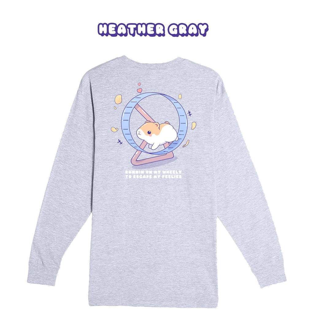 Hamster Heather Gray Longsleeve T-shirt