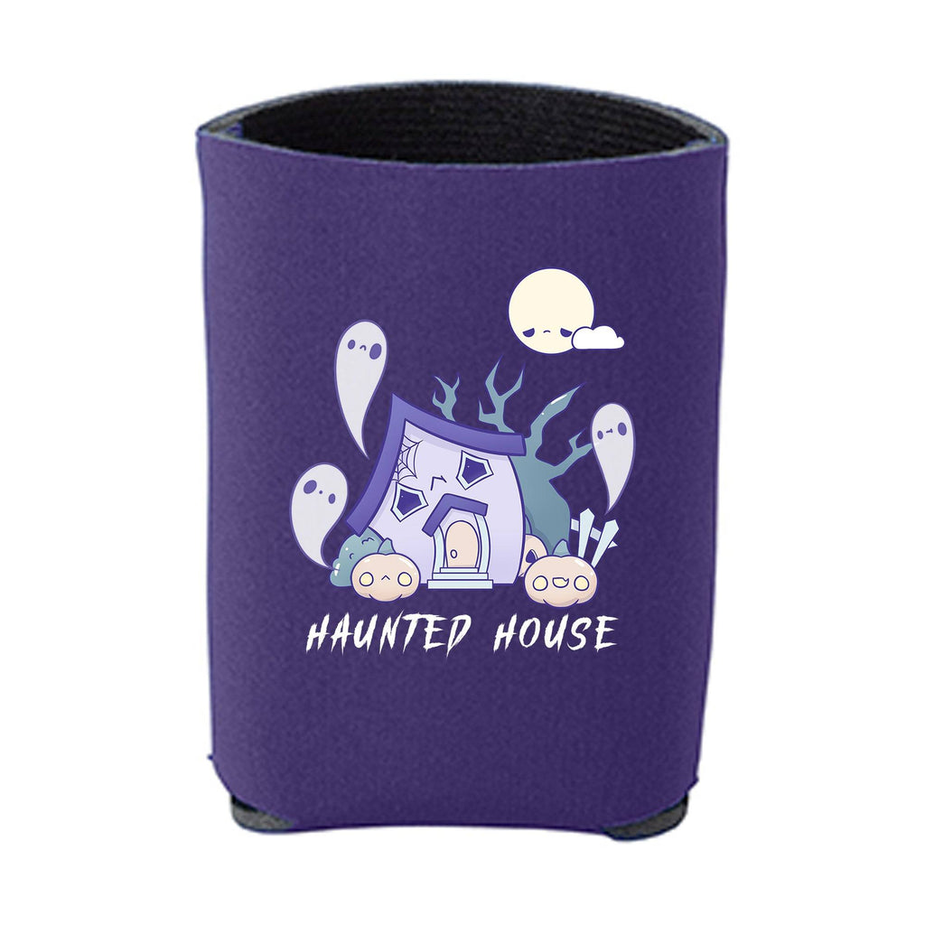 Kawaii Purple Haunted House Beverage Holder