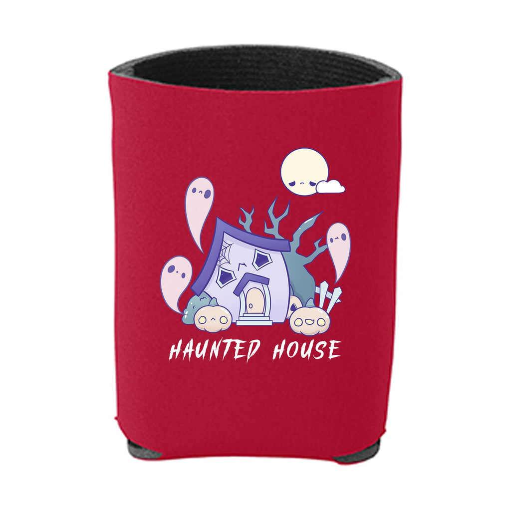 Kawaii Red Haunted House Beverage Holder