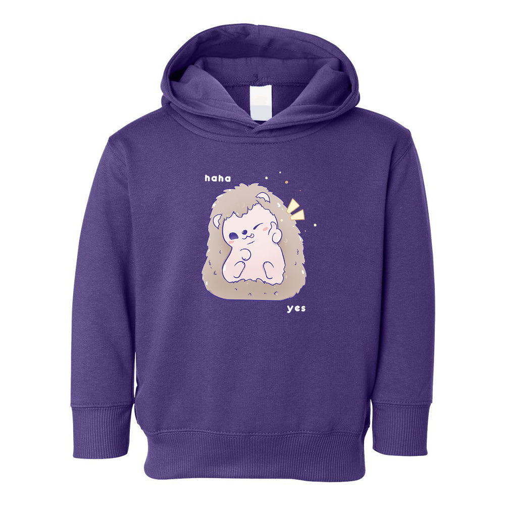 Purple Toddler Fleece Pullover Hoodie