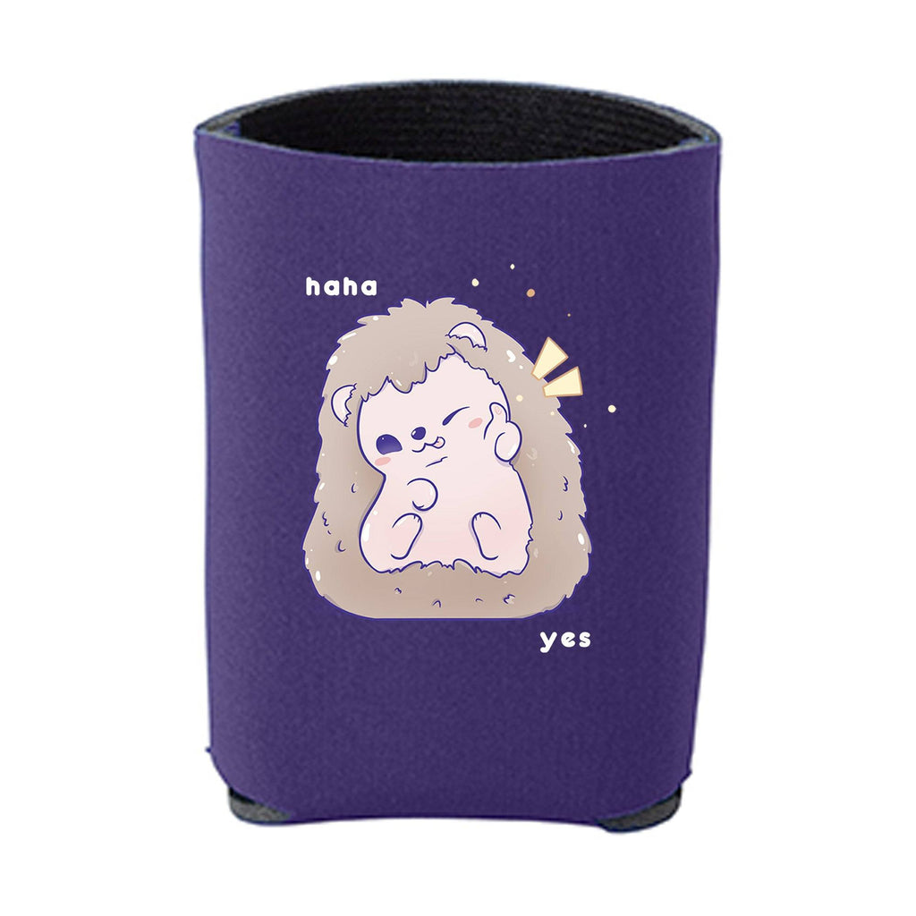 Kawaii Purple Hedgehog Beverage Holder