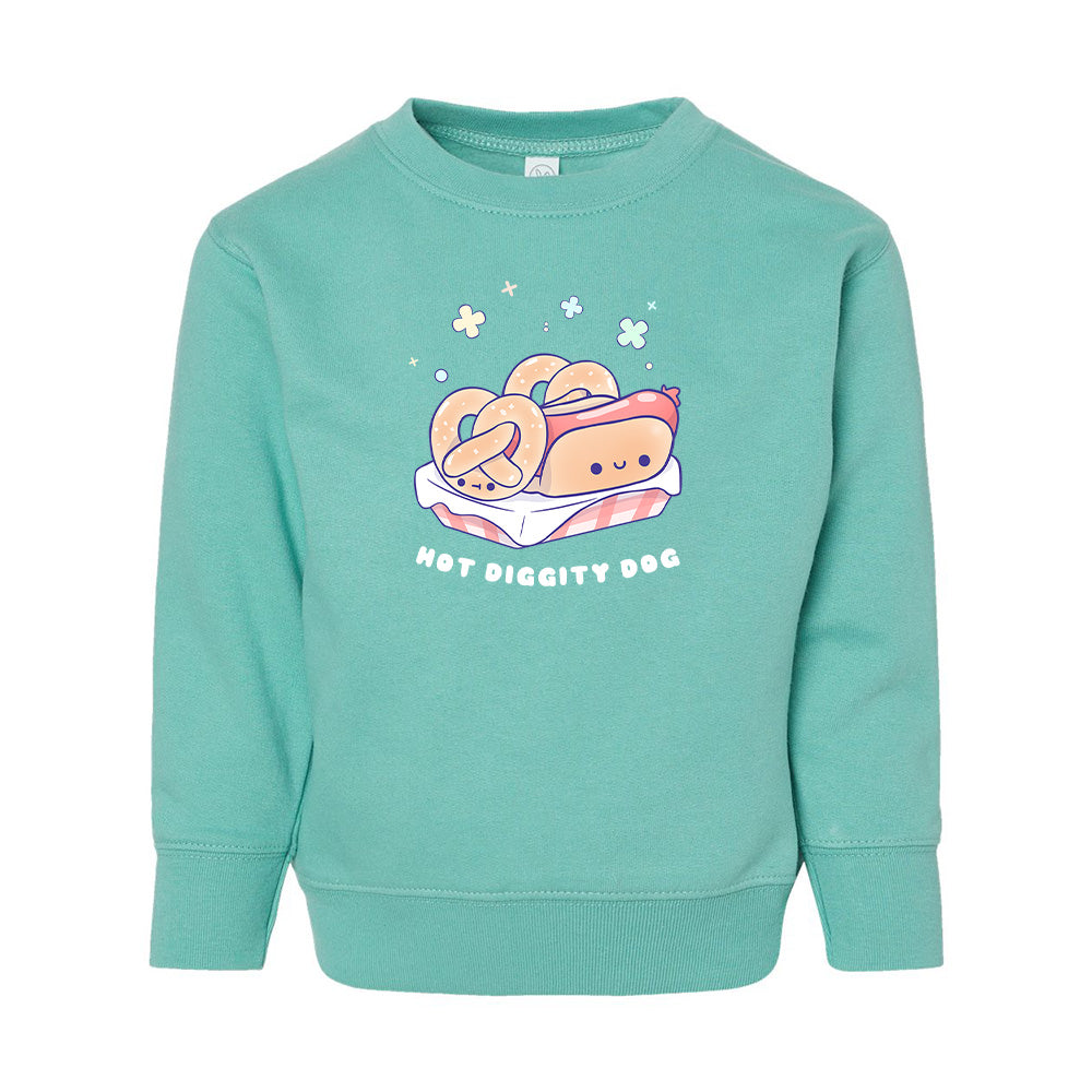 Chill HotDog Toddler Crewneck Sweatshirt