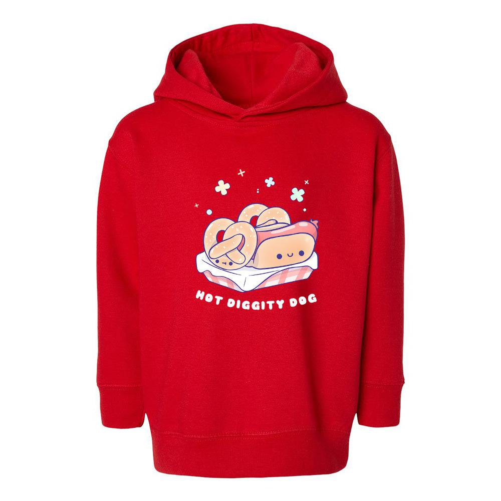 Red Toddler Fleece Pullover Hoodie