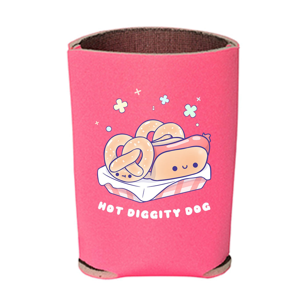 Kawaii Pink HotDog Beverage Holder