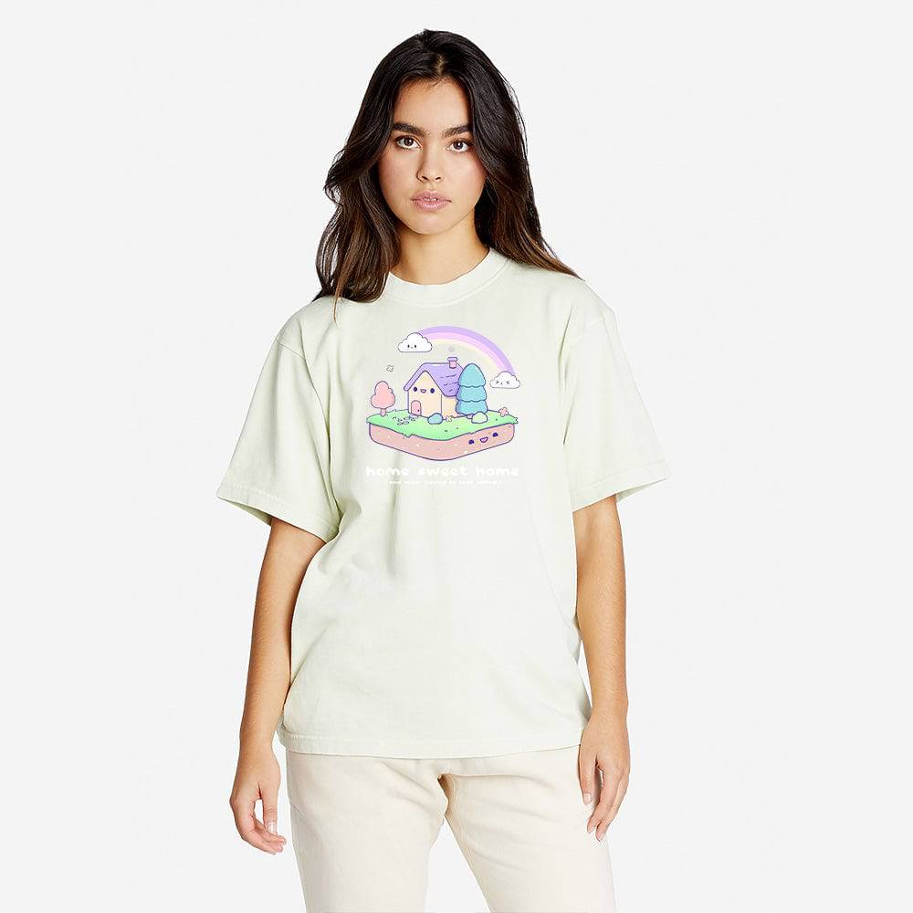 Pistachio GreenHouse Oversized Boxy Streetwear Tee