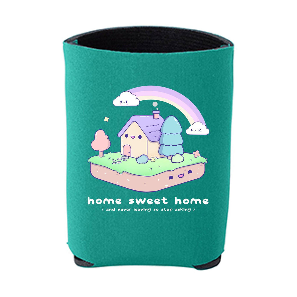 Kawaii Teal House Beverage Holder