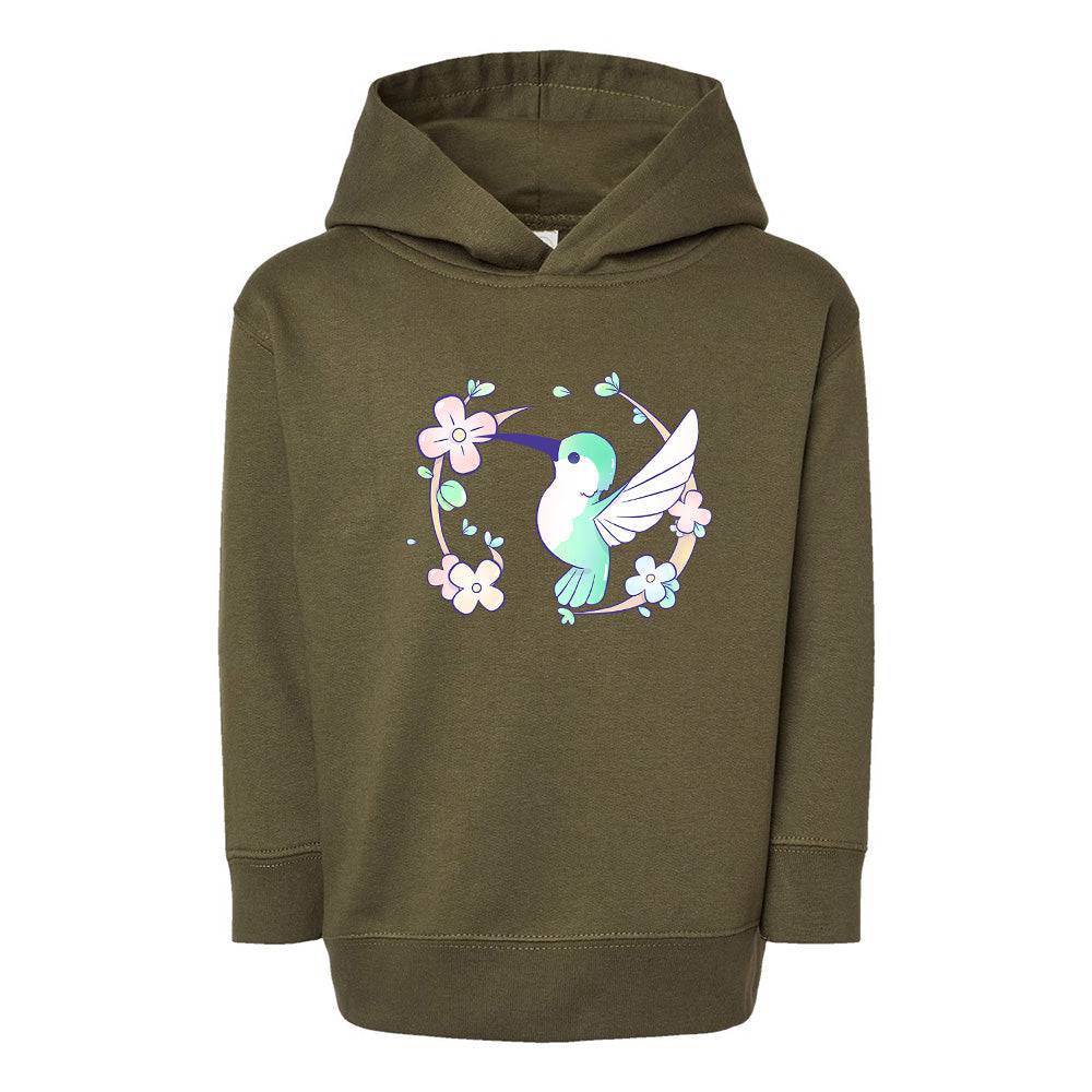 Military Green Toddler Fleece Pullover Hoodie