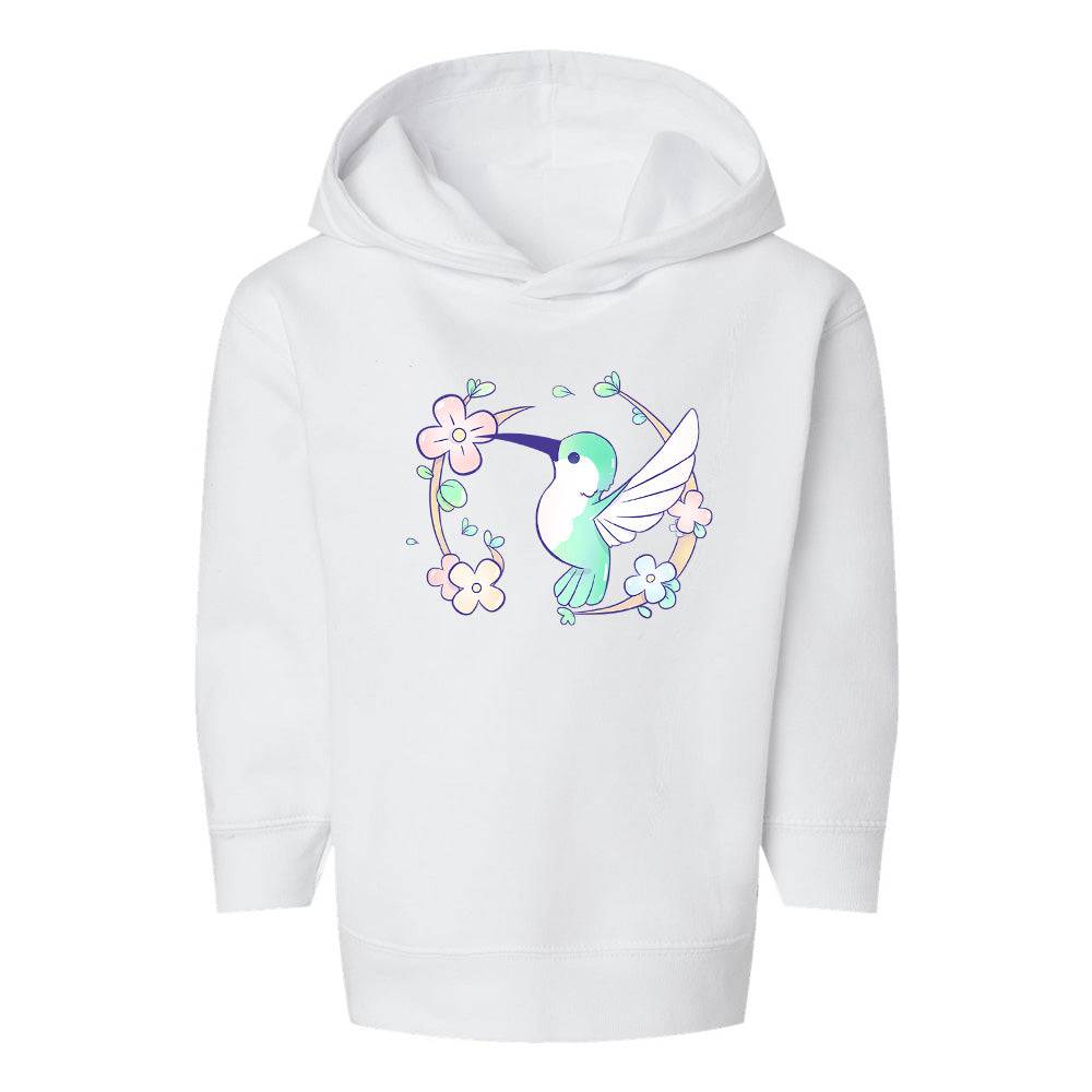 White Toddler Fleece Pullover Hoodie