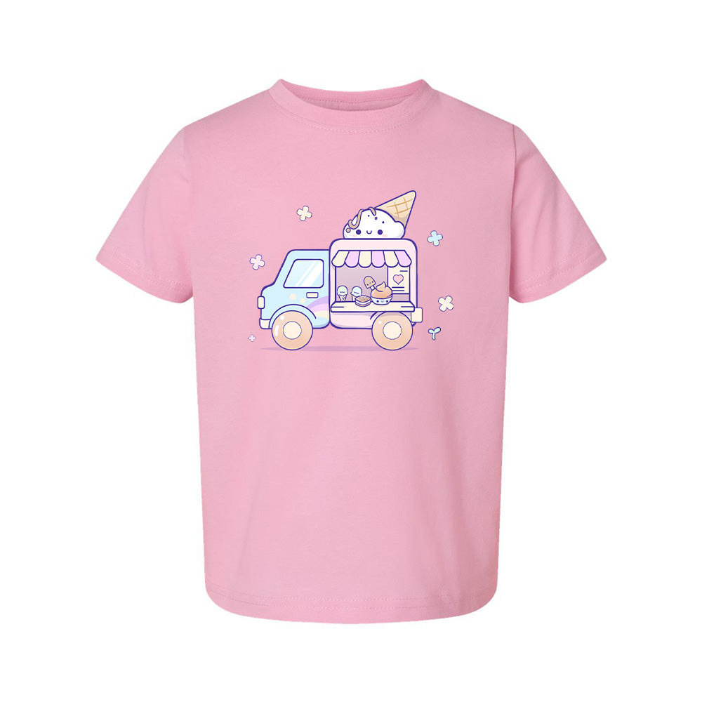 IceCreamTruck Pink Toddler T-shirt
