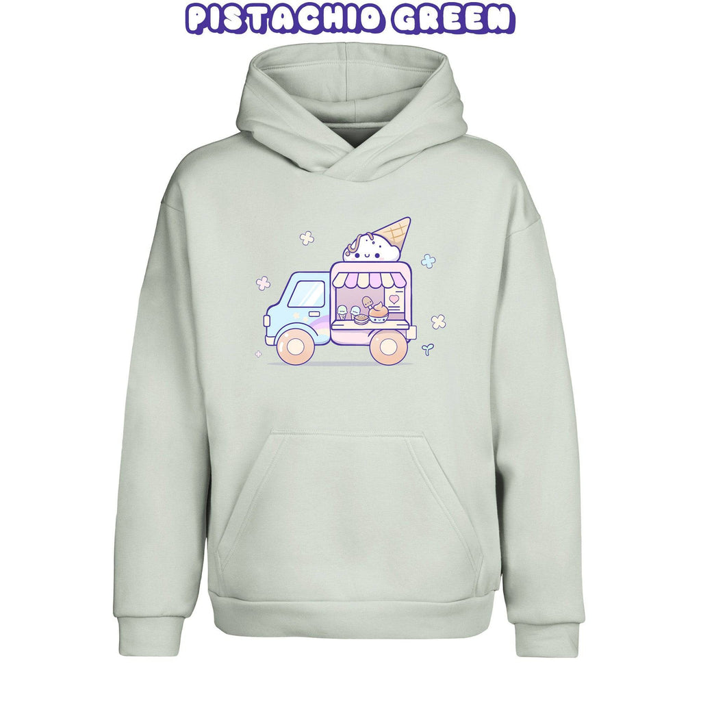 IceCreamTruck Pistachio Green Pullover Urban Hoodie