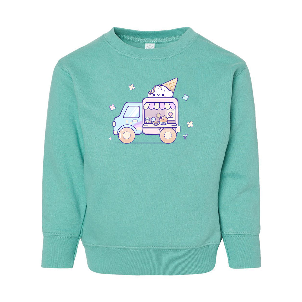 Chill IceCreamTruck Toddler Crewneck Sweatshirt