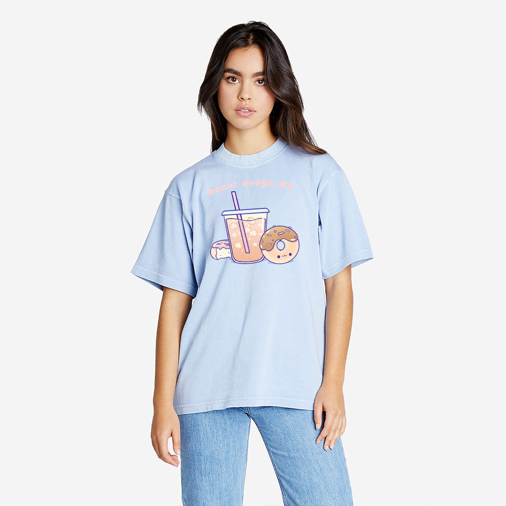 Grape Ice IcedTea Oversized Boxy Streetwear Tee