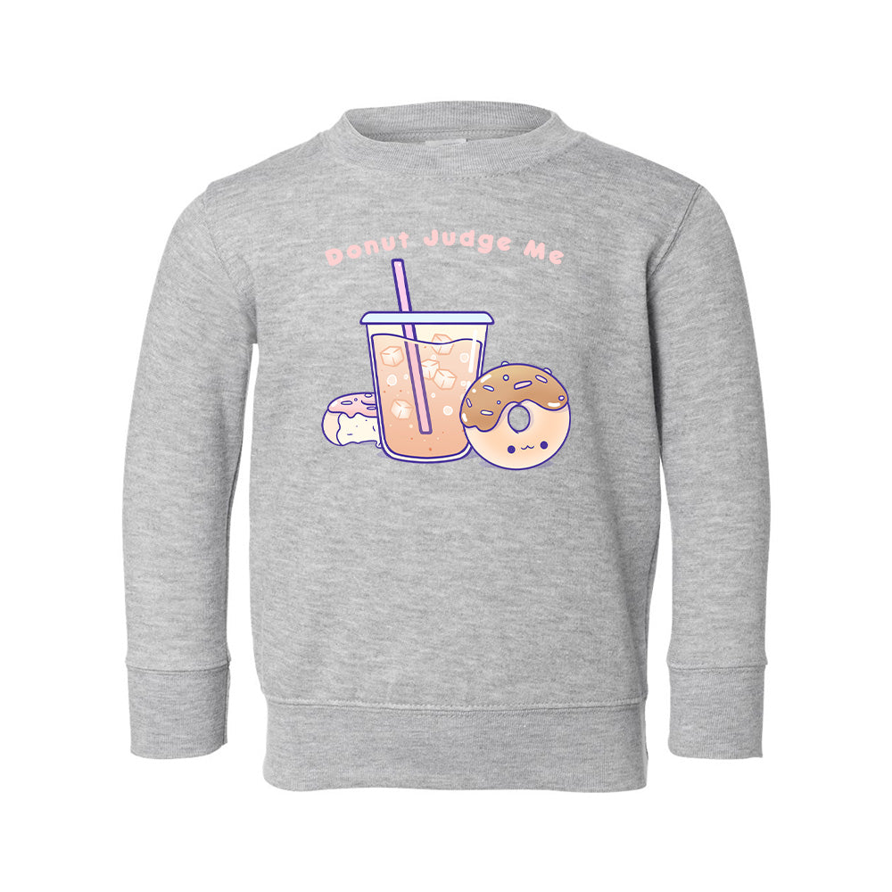 Heather Gray IcedTea Toddler Crewneck Sweatshirt