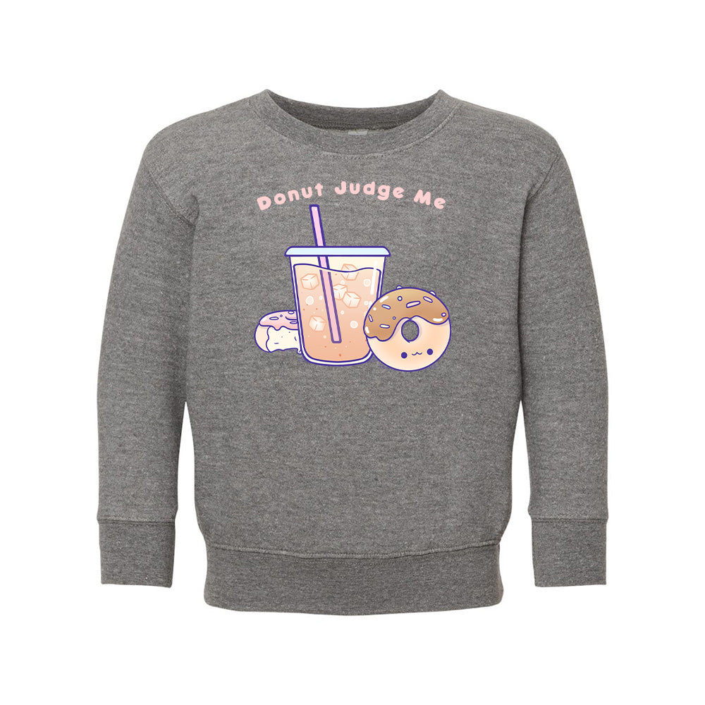 Heather Gray IcedTea Toddler Crewneck Sweatshirt