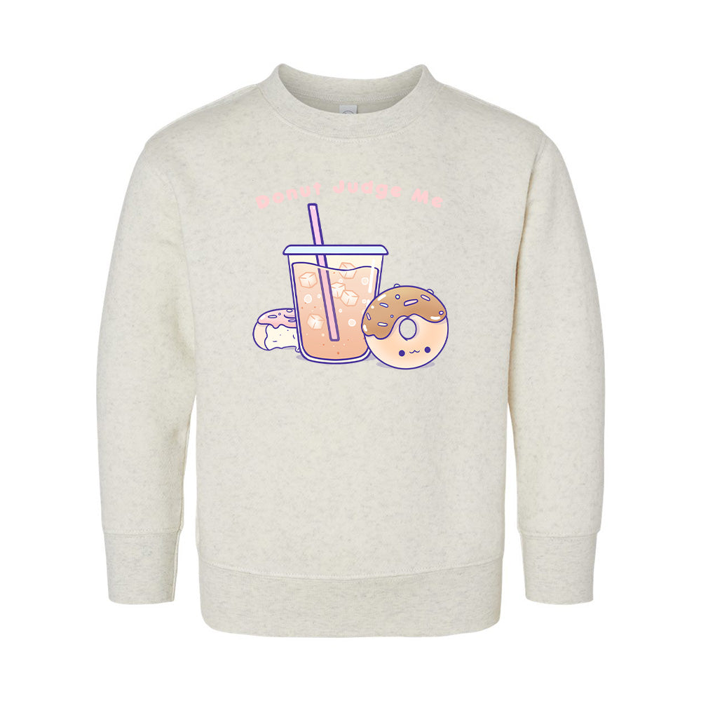 Natural IcedTea Toddler Crewneck Sweatshirt