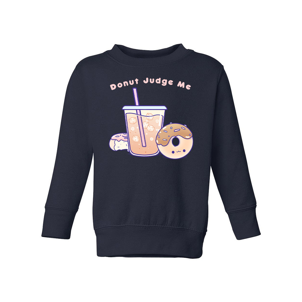 Navy IcedTea Toddler Crewneck Sweatshirt