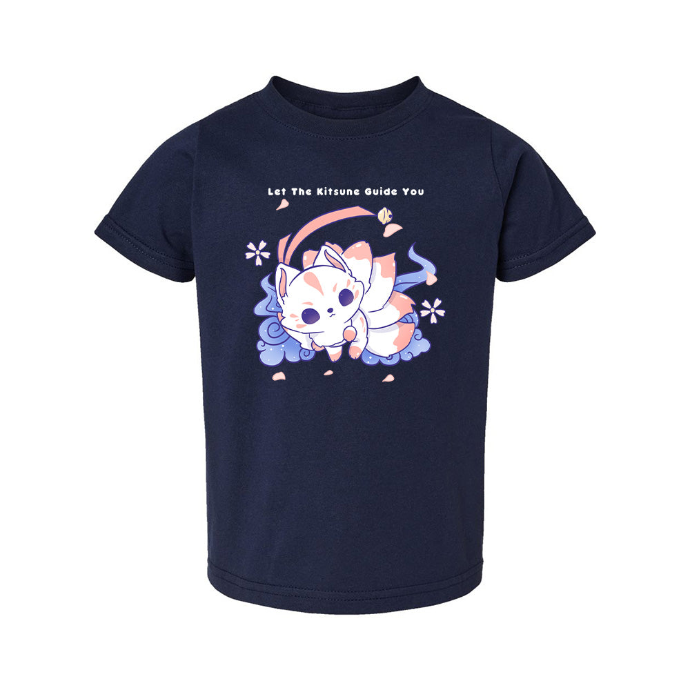 Kitsune Navy Toddler T-shirt