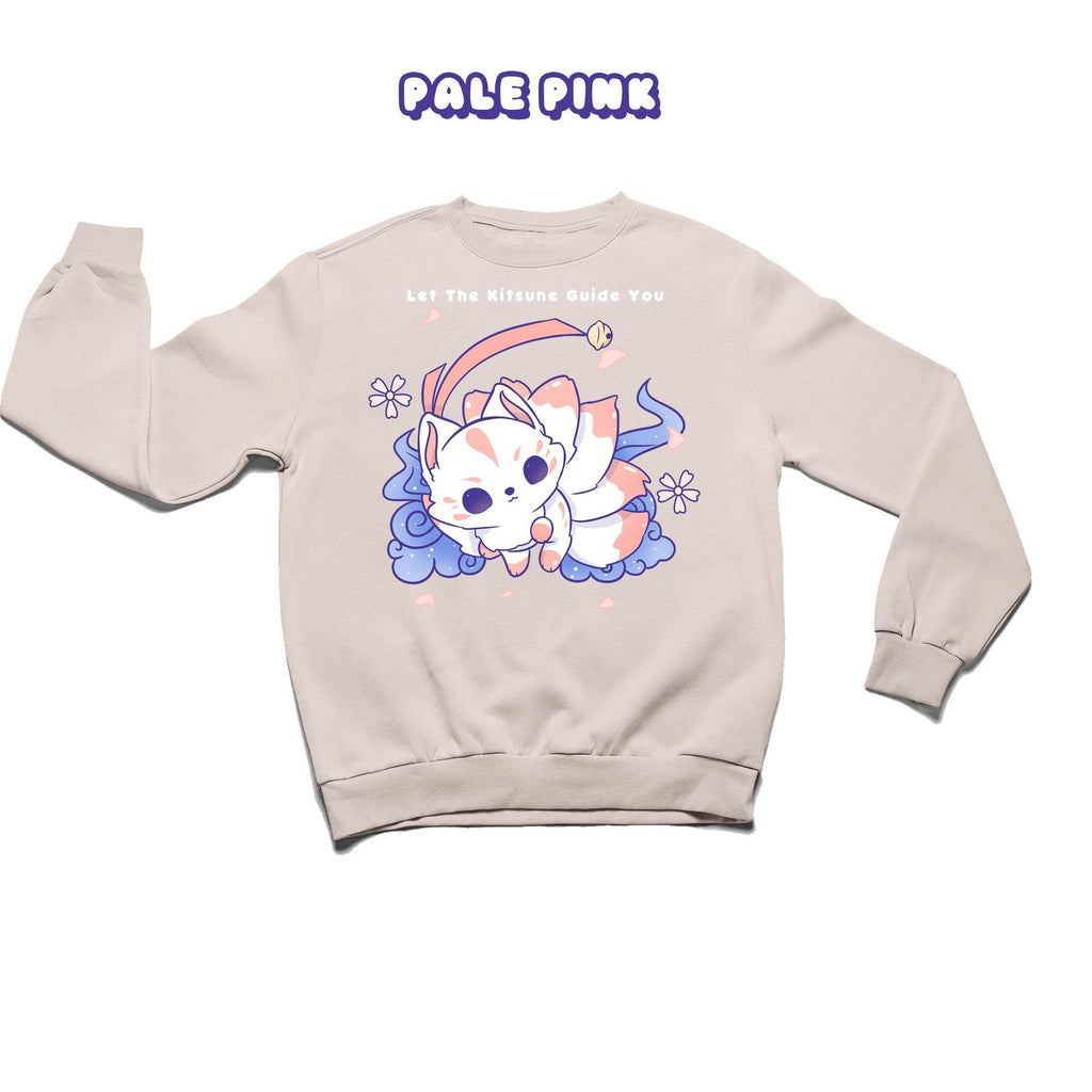 Kitsune Pale Pink Crewneck Sweatshirt