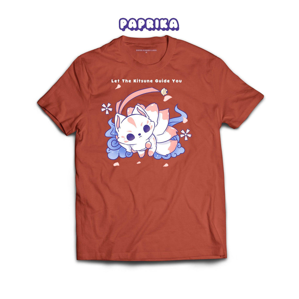 Kitsune T-shirt, Paprika 100% Ringspun Cotton T-shirt