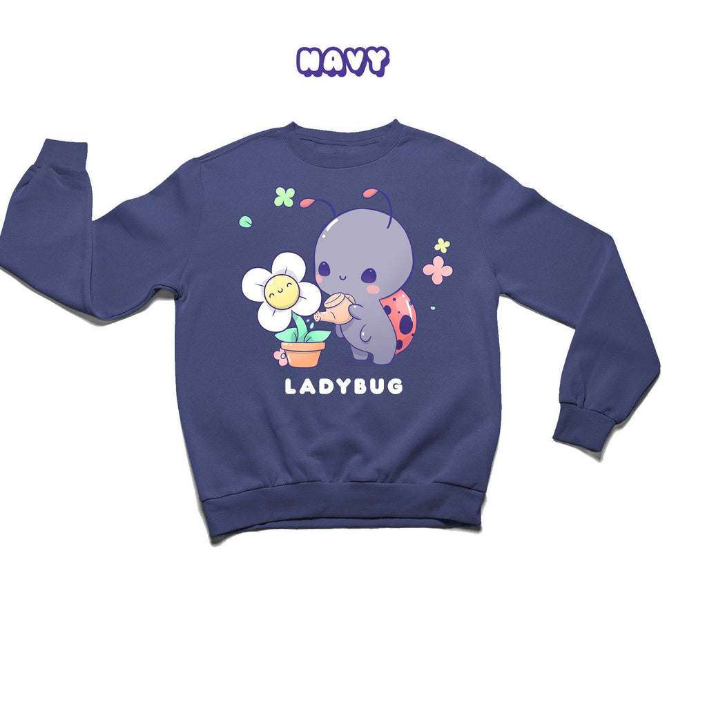 Ladybug Navy Crewneck Sweatshirt