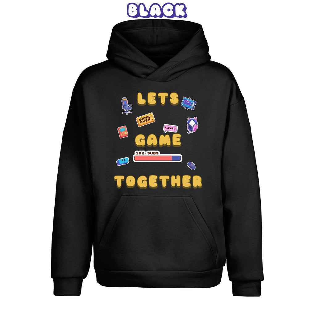 Let's Game Together Pullover Urban Hoodie - Super Kawaii Labs