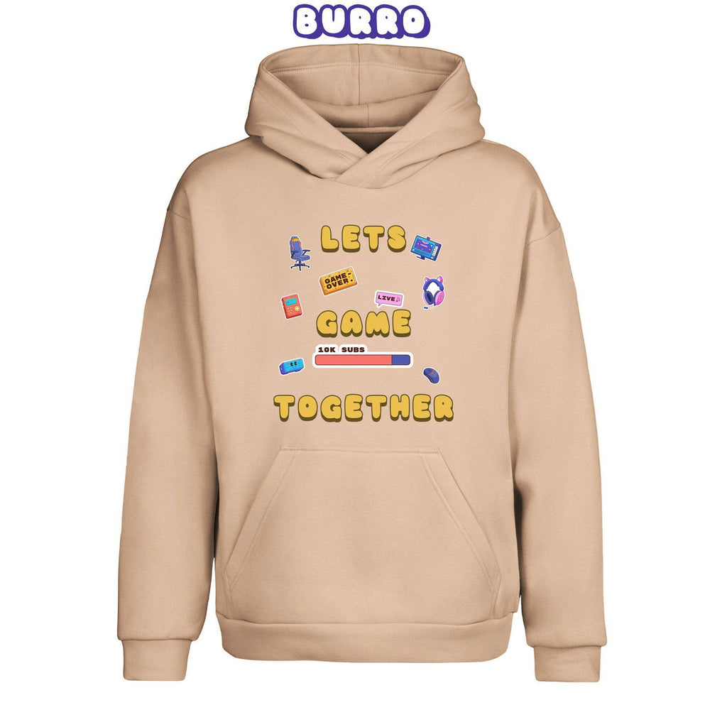 Let's Game Together Pullover Urban Hoodie - Super Kawaii Labs