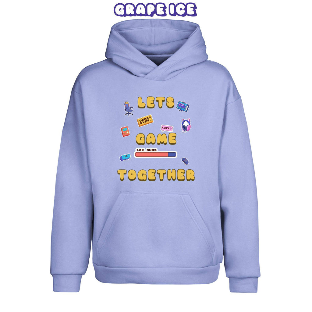 Let's Game Together Pullover Urban Hoodie - Super Kawaii Labs