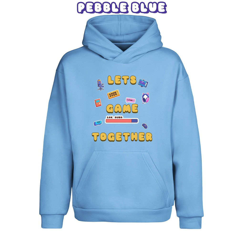 Let's Game Together Pullover Urban Hoodie - Super Kawaii Labs