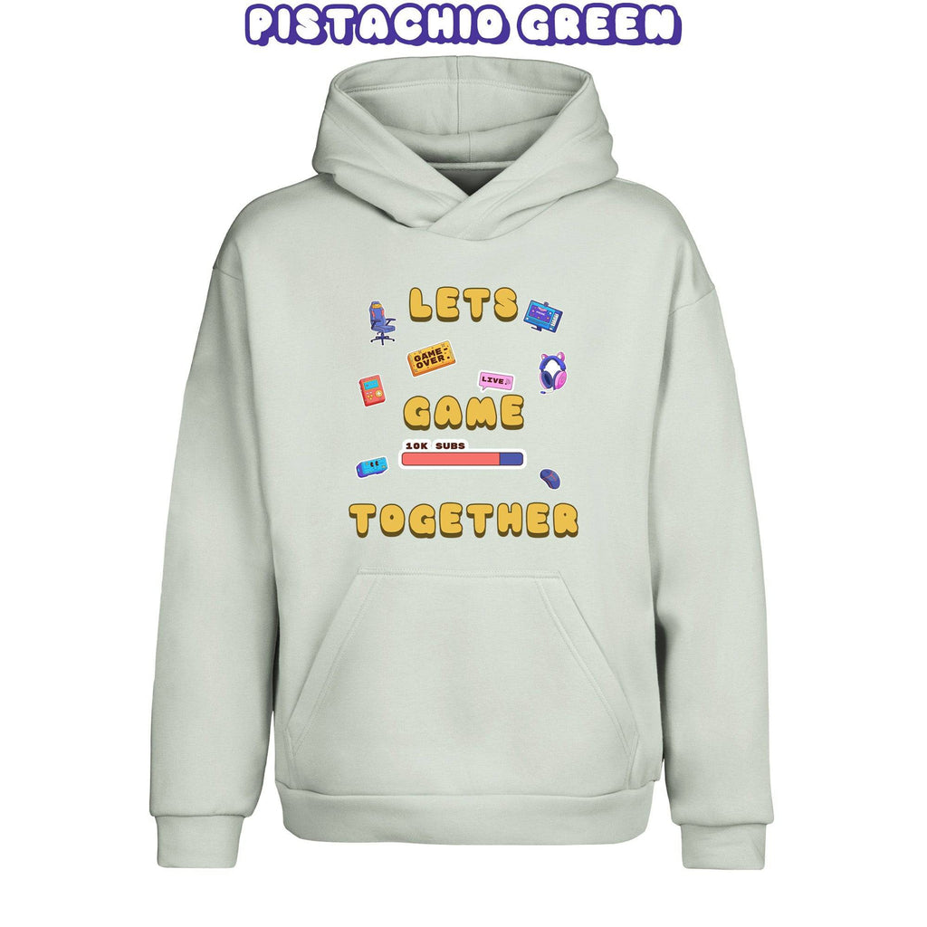 Let's Game Together Pullover Urban Hoodie - Super Kawaii Labs