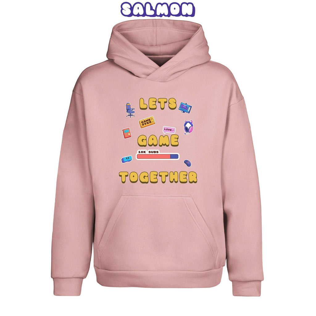 Let's Game Together Pullover Urban Hoodie - Super Kawaii Labs