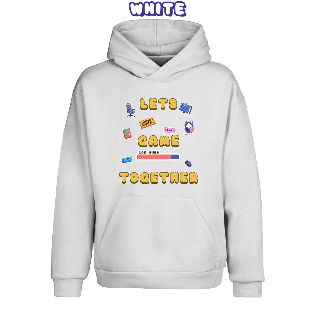 Let's Game Together Pullover Urban Hoodie - Super Kawaii Labs