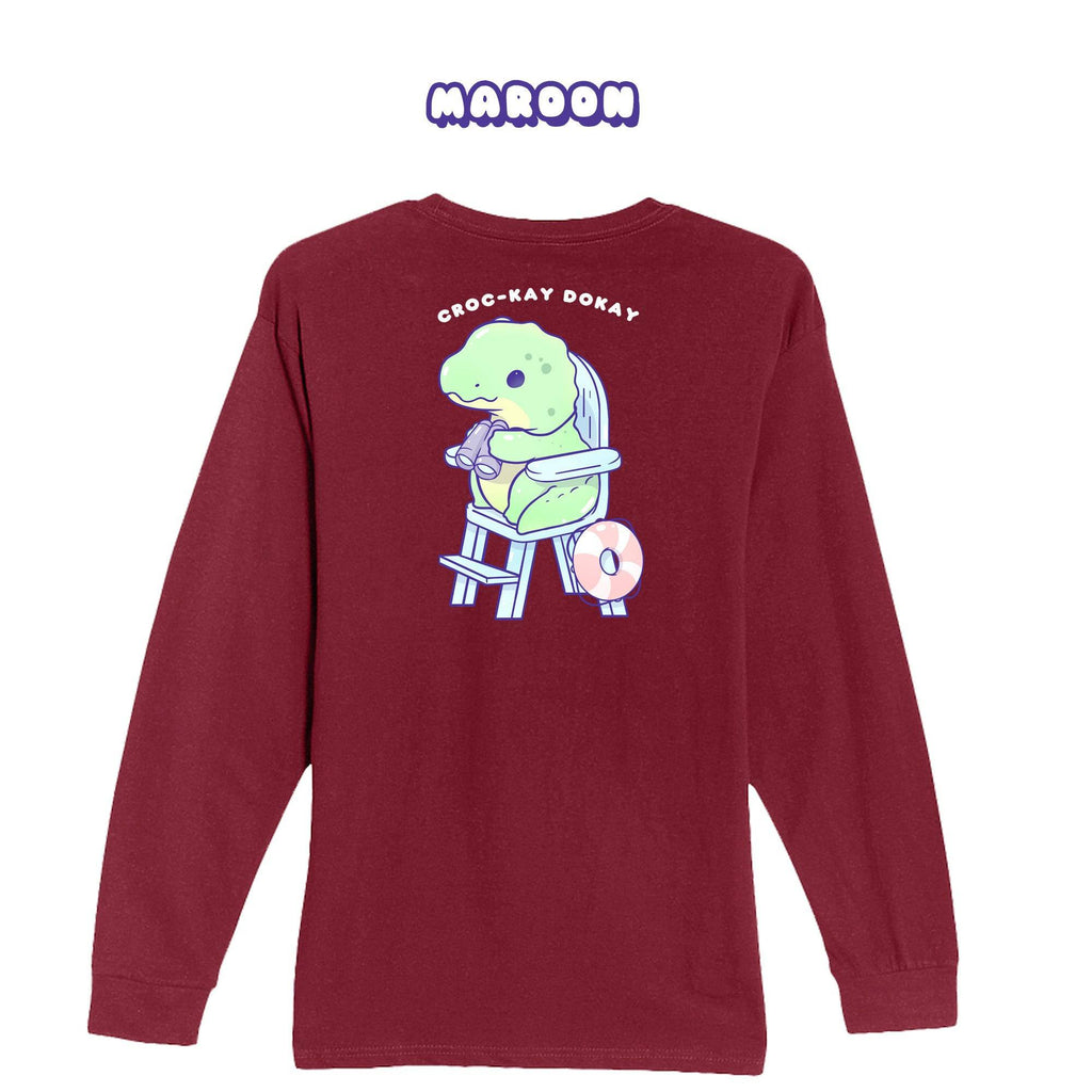 LifegaurdGator Maroon Longsleeve T-shirt