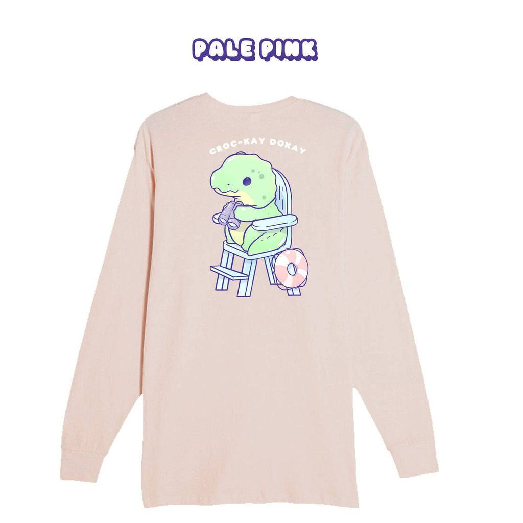 LifegaurdGator Pale Pink Longsleeve T-shirt