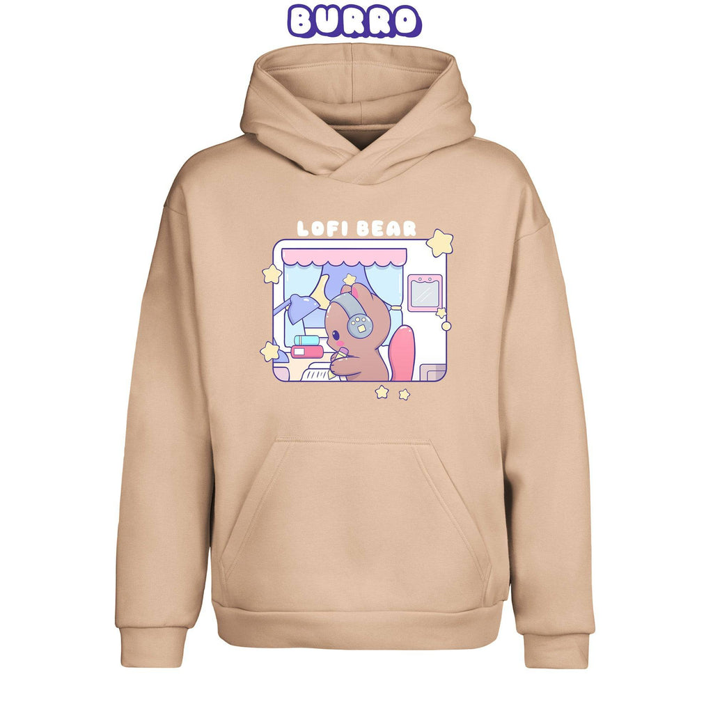 Lofi Bear Pullover Urban Hoodie - Super Kawaii Labs